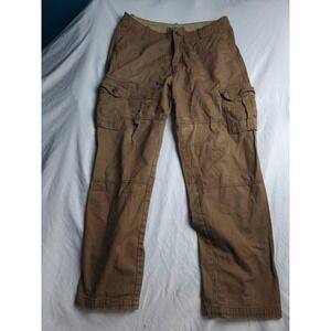 Vintage Y2K Iron Co. Cargo Pants Mens 31x28 Brown Straight Leg Outdoor Gorpcore